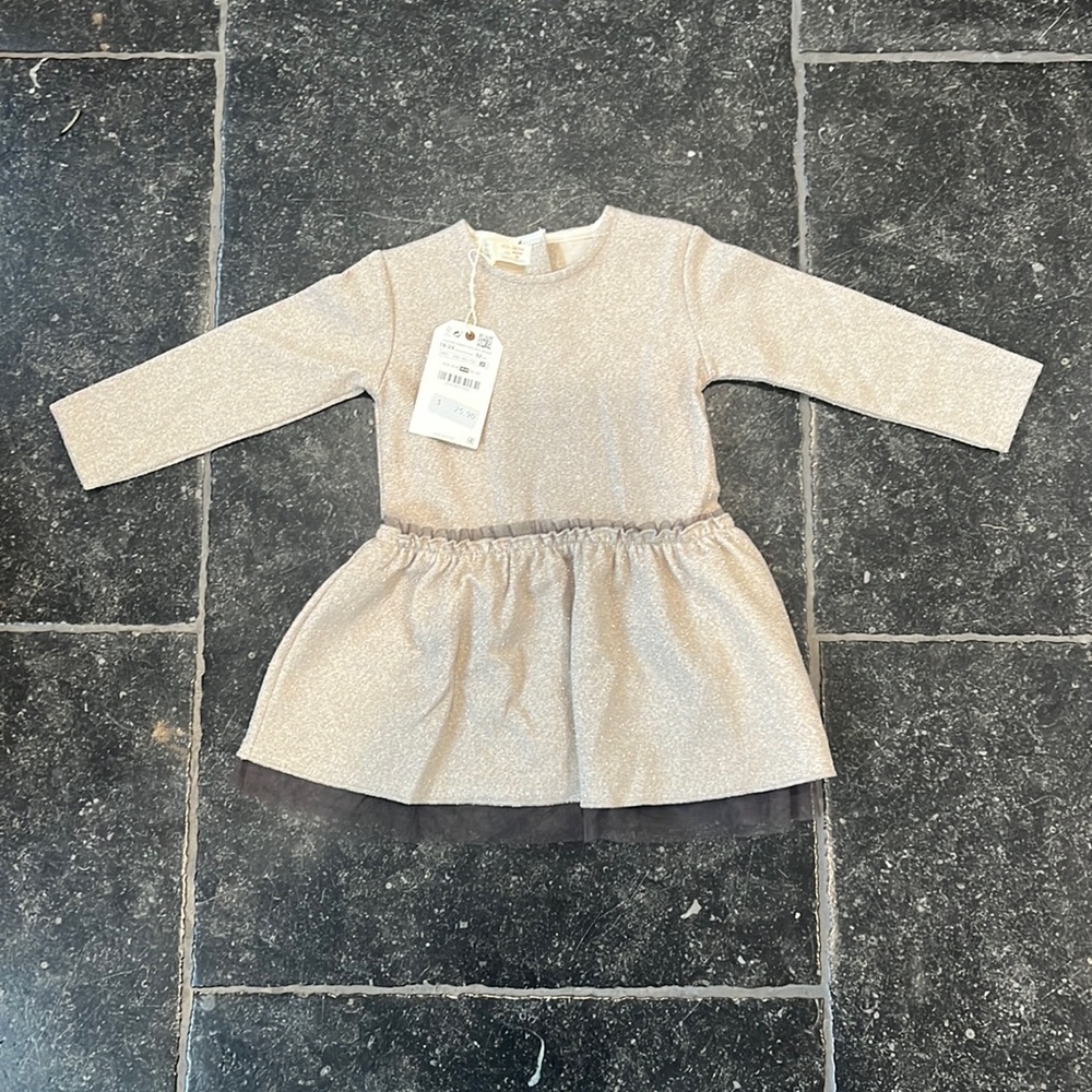 Baby Girl Gold Zara Dress